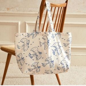 Nwot! Sezane × JCDC Dove Tote Bag